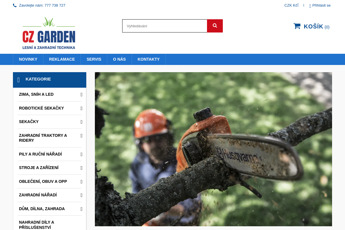 CZ GARDEN - prodejna Husqvarna a STIGA Hranice