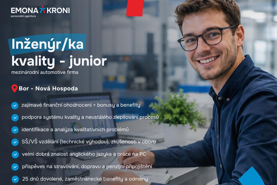 Inženýr/ka kvality | flexibilní pracovní doba