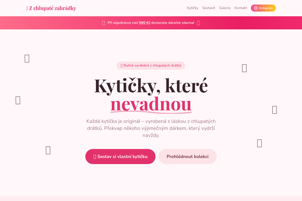 Z chlupaté zahrádky