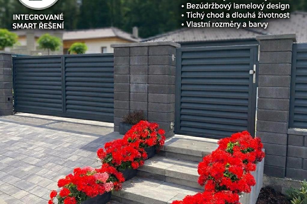 Hliníkové oplocení , vjezdové brány , branky