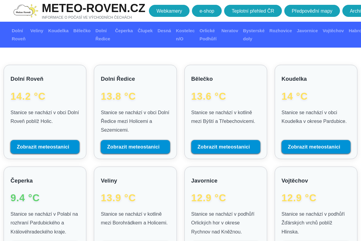 METEO‑ROVEN.CZ