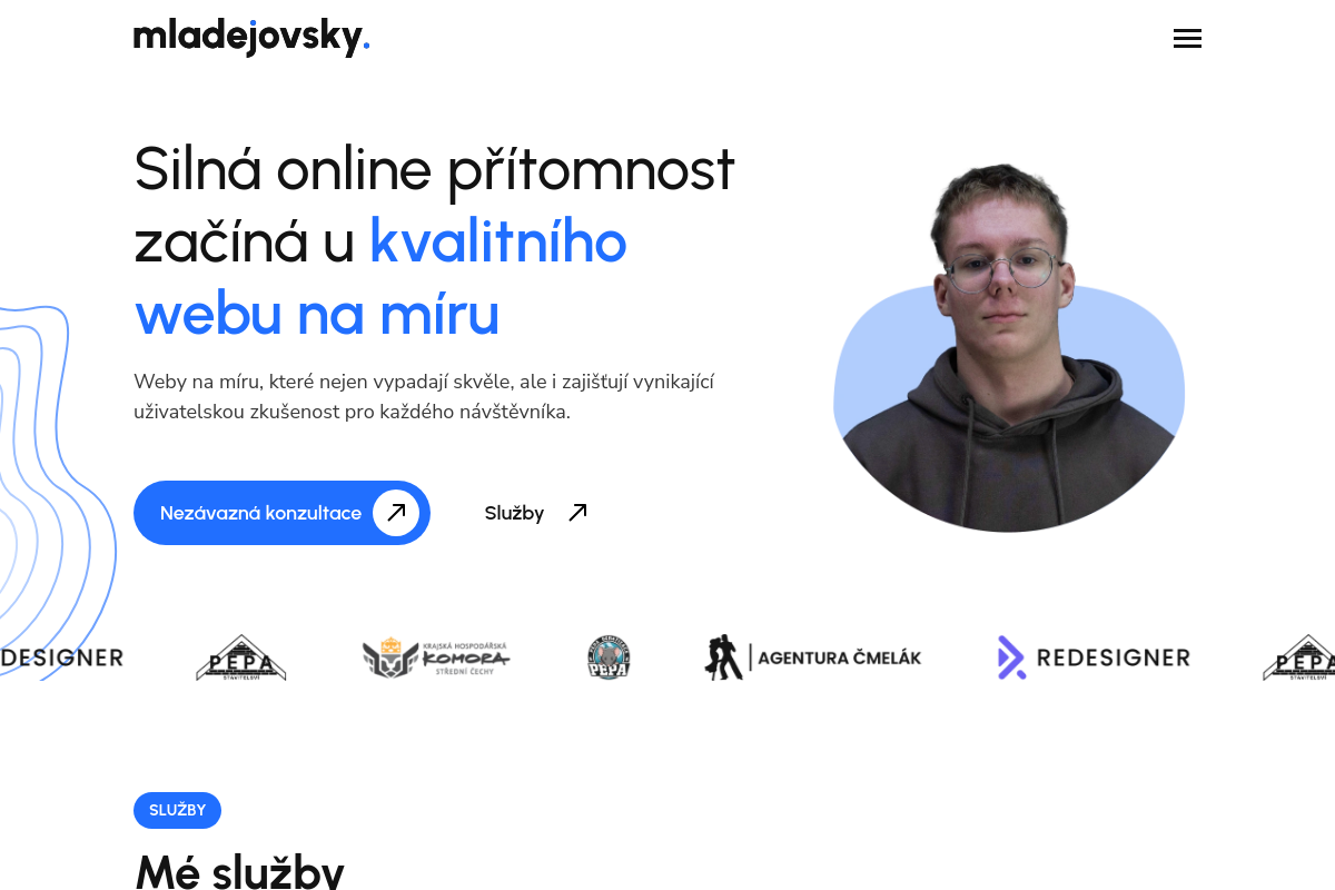 Mladejovsky - tvorba webových stránek na míru