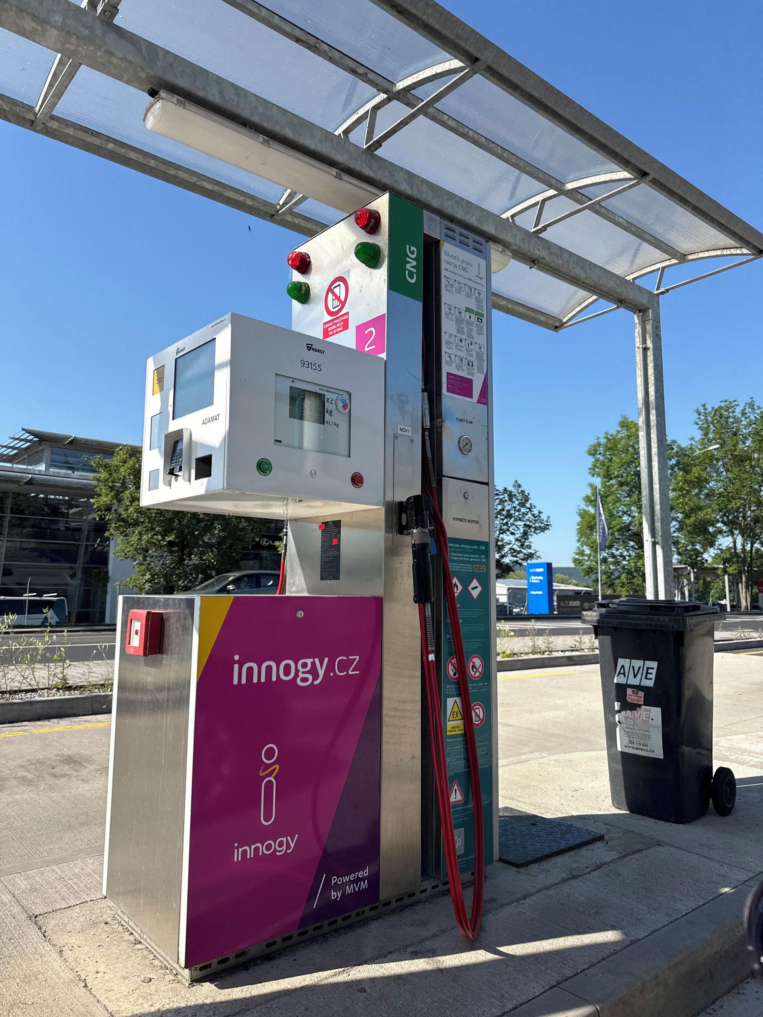 innogy čerpací stanice CNG foto 4