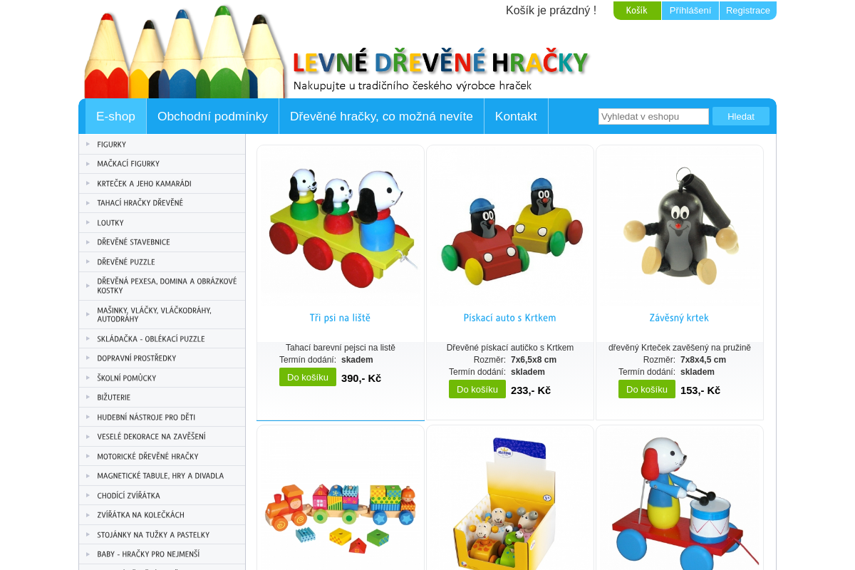 Levnedrevenehracky.cz