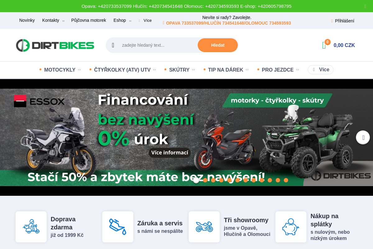 E-shop - Dirtbikes.cz