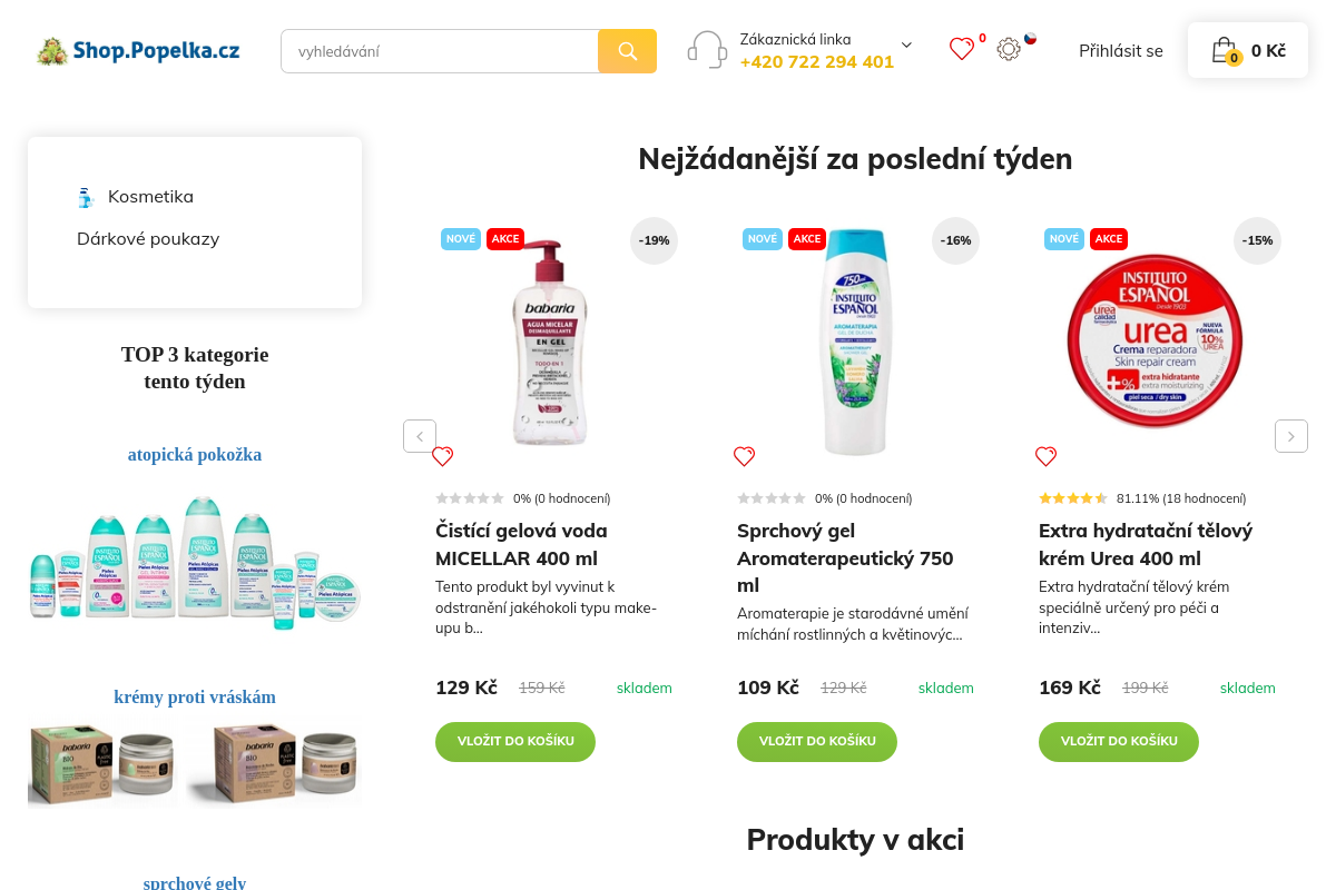 Shop Popelka.cz