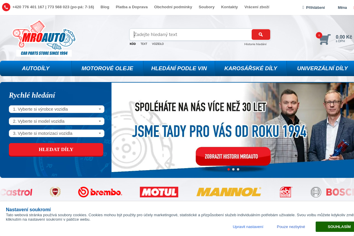 Mroauto.cz Autodíly