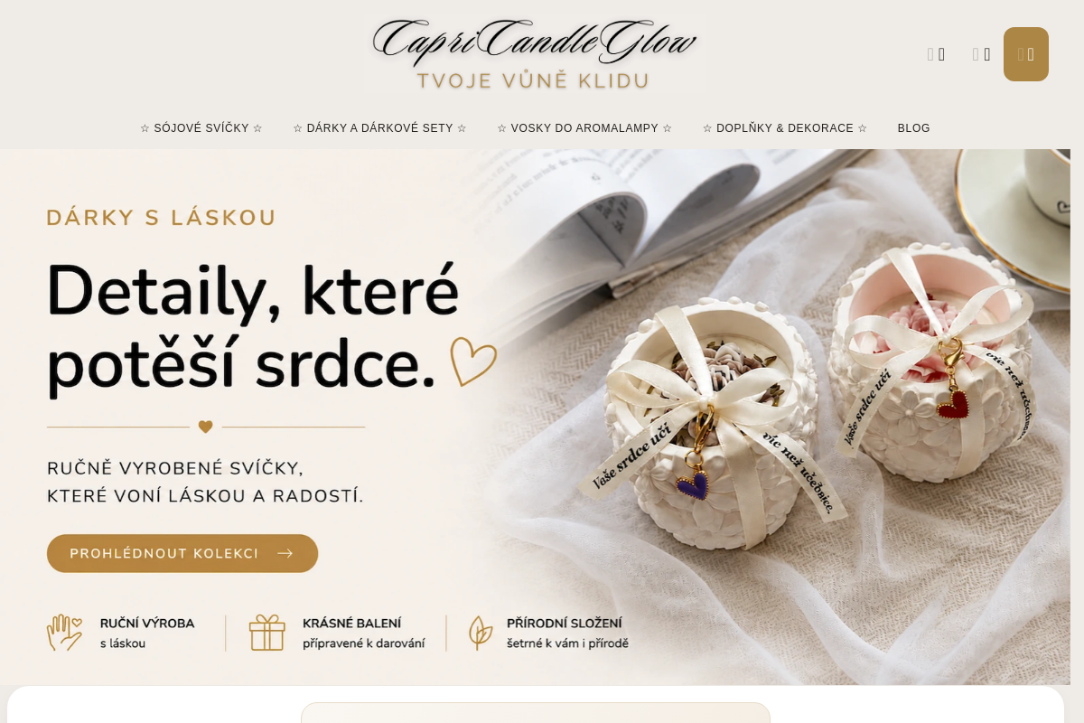 Capricandleglow.cz foto 1