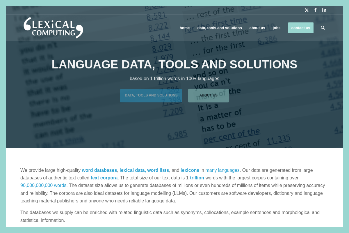 LEXICAL COMPUTING CZ, s.r.o.