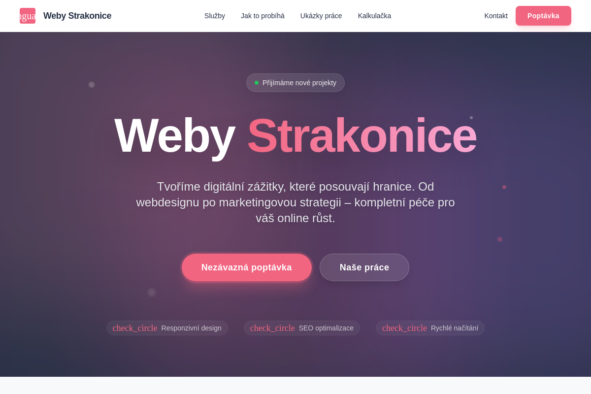 Tvorba webových stránek, Strakonice