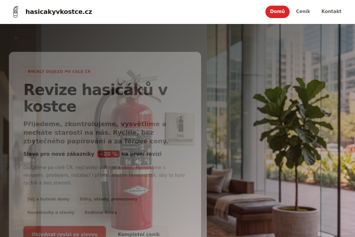 Hasičáky v kostce