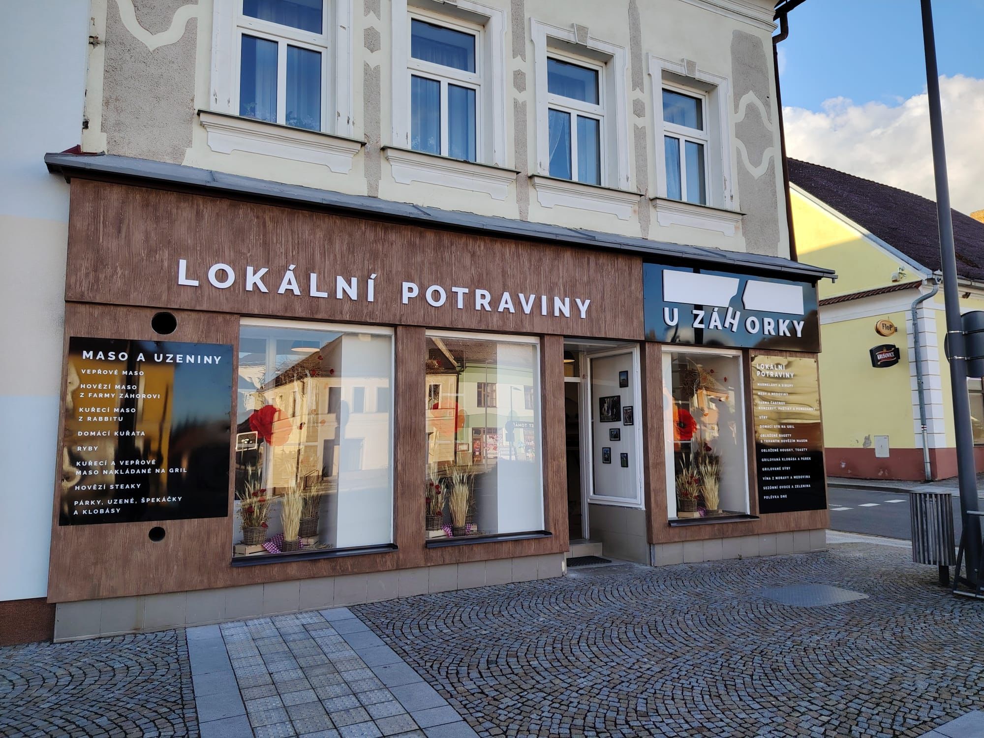 Lokální potraviny u Záhorky