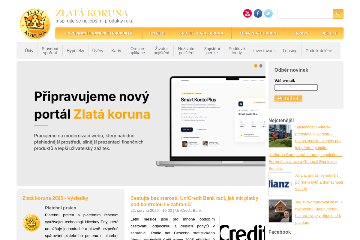 Zlatá koruna foto 1