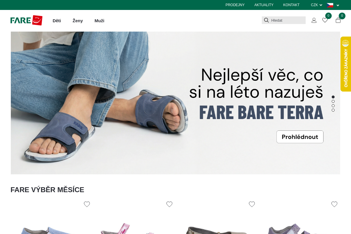 Fare.cz - kvalitní česká obuv