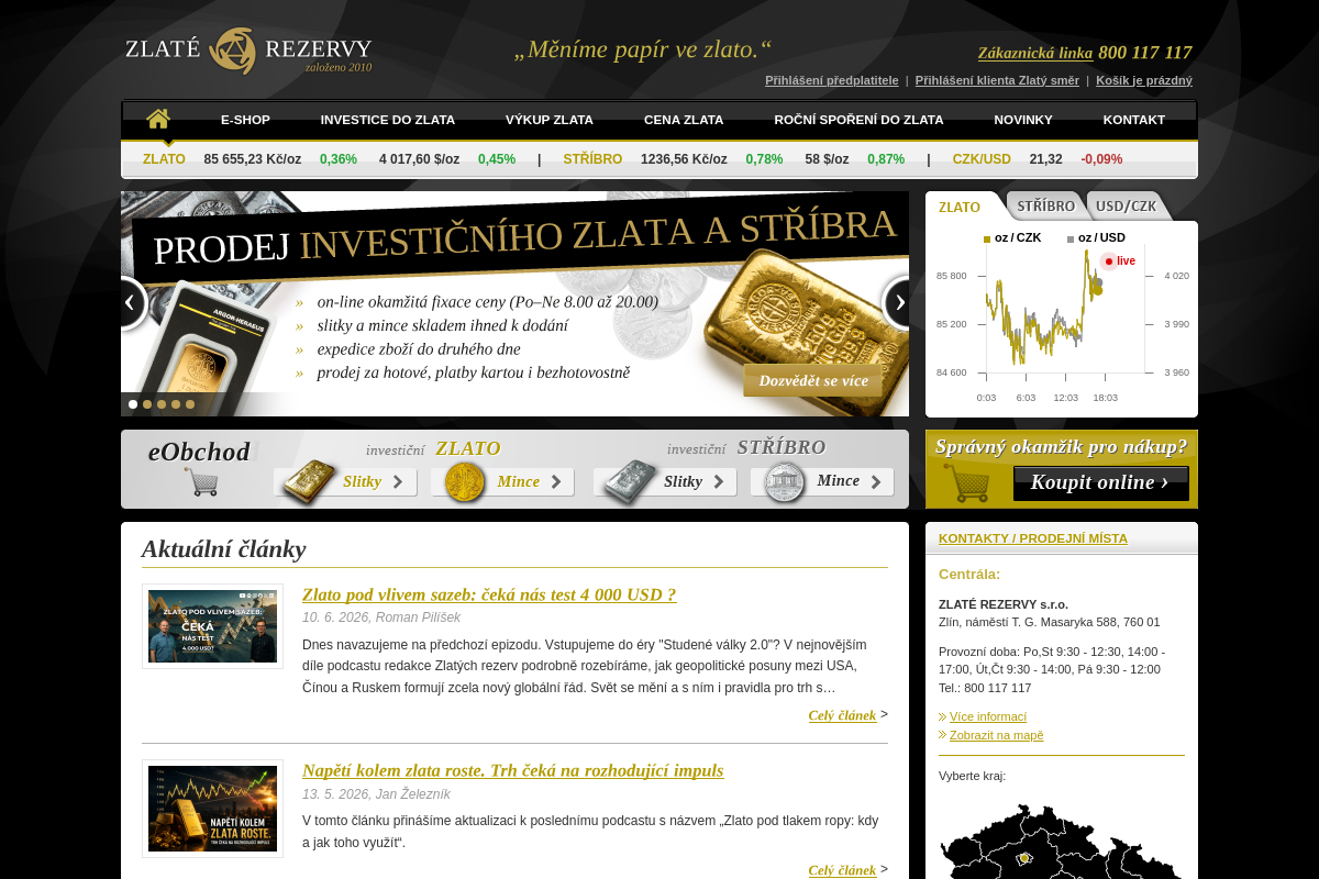 ZLATÉ REZERVY, s.r.o.