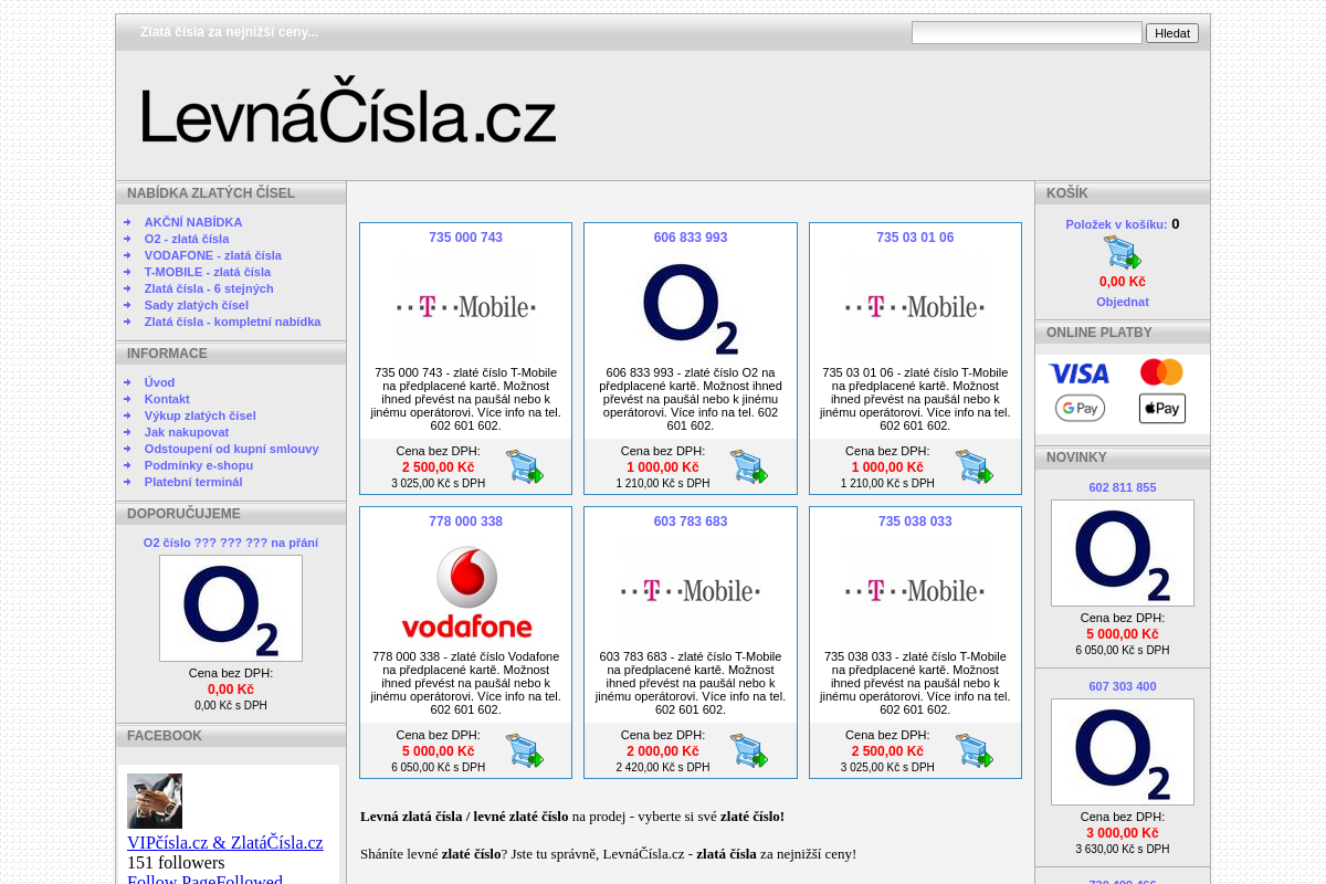 LevnáČísla.cz