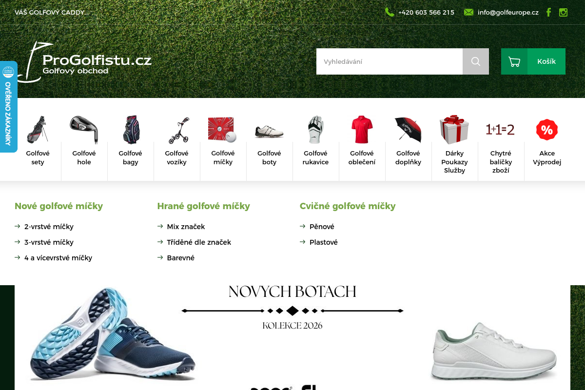 Golf Europe - Progolfistu.cz