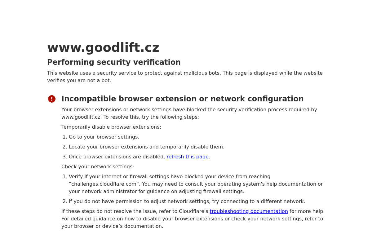 Goodlift.cz