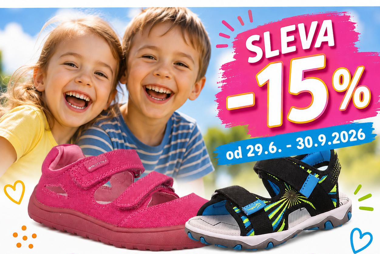 Sleva na sandálky