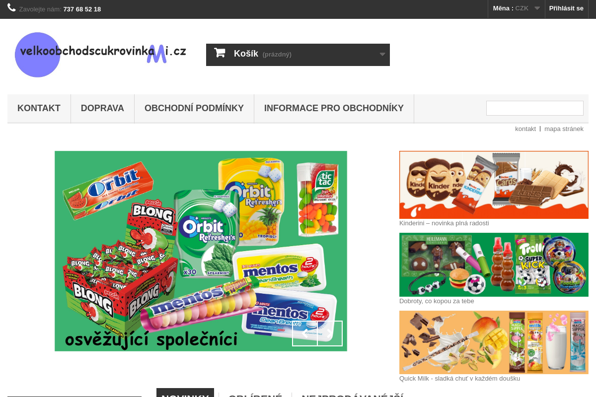 Velkoobchodscukrovinkami.cz