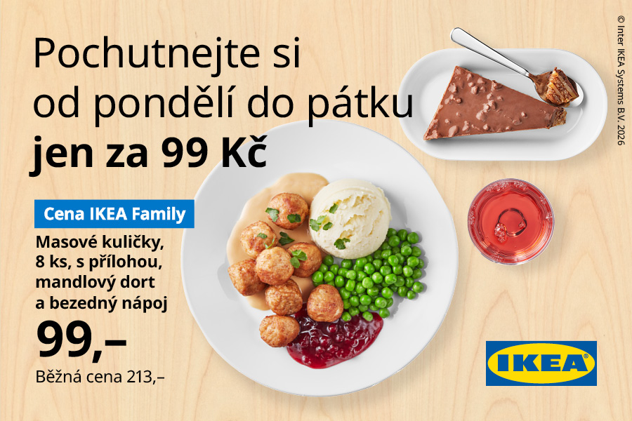 Pochutnejte si od pondělí do pátku jen za 99 Kč