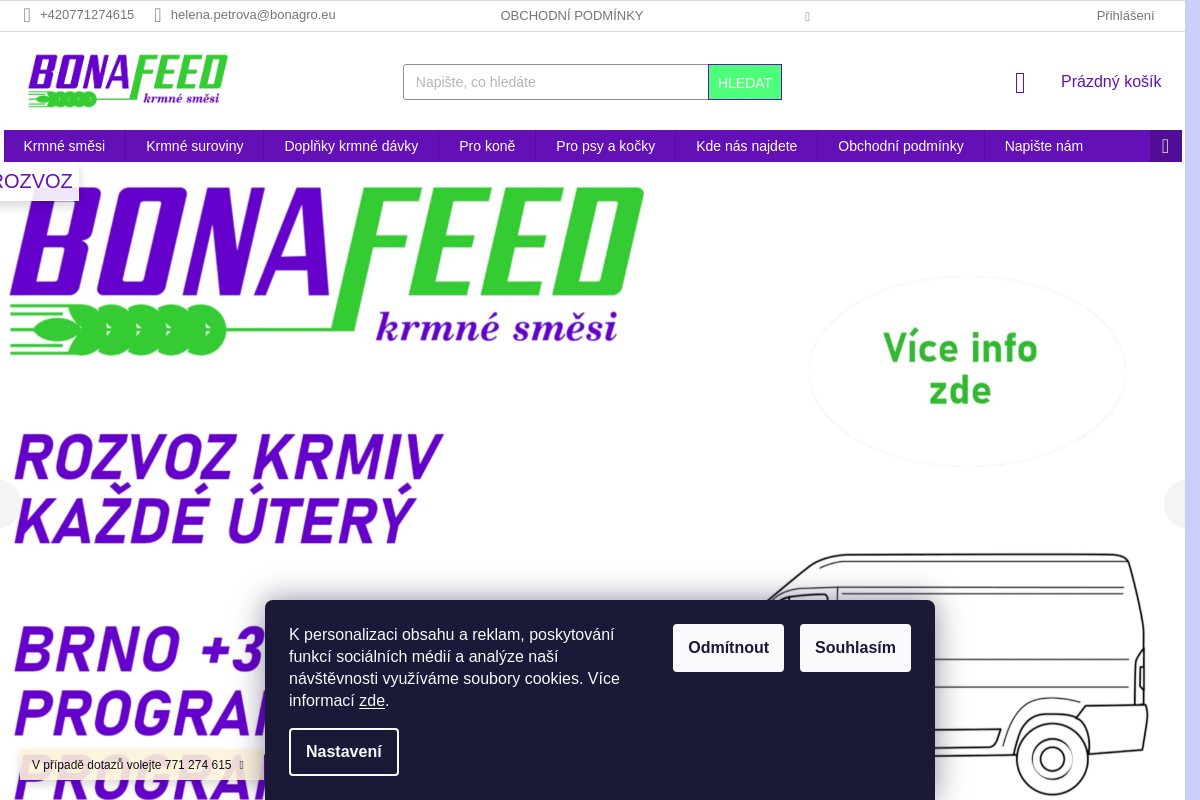 VKS Bonagro - výdejní místo BonaFeed.cz