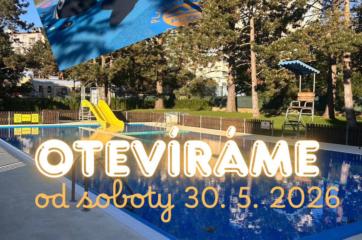 Letní sezóna venkovního areálu bazénu Lochotín