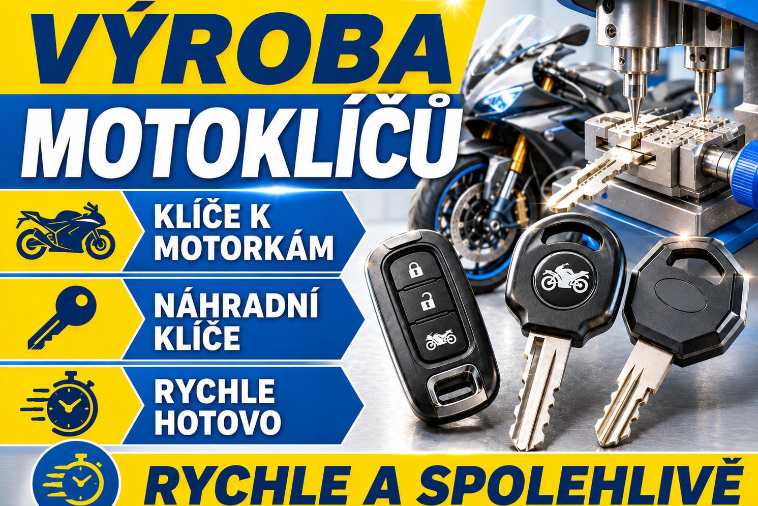 Nové klíče pro vaši motorku