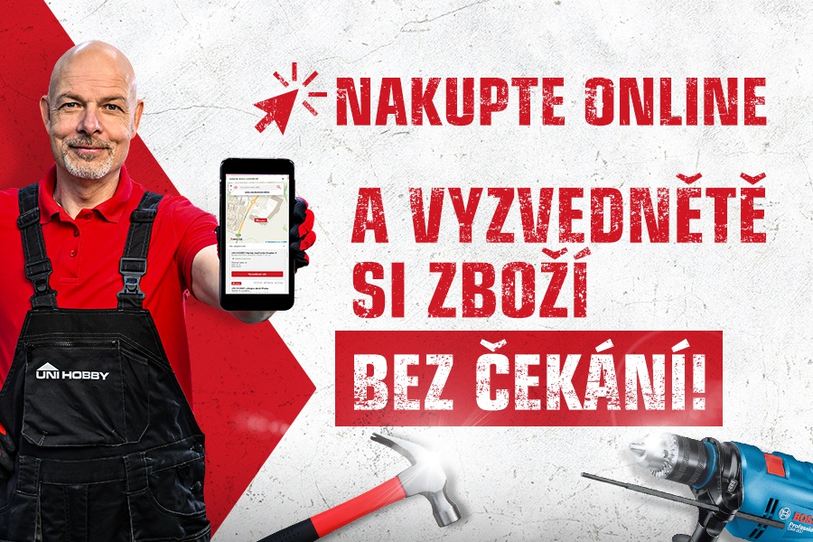 Objednejte online a vyzvedněte na prodejně.