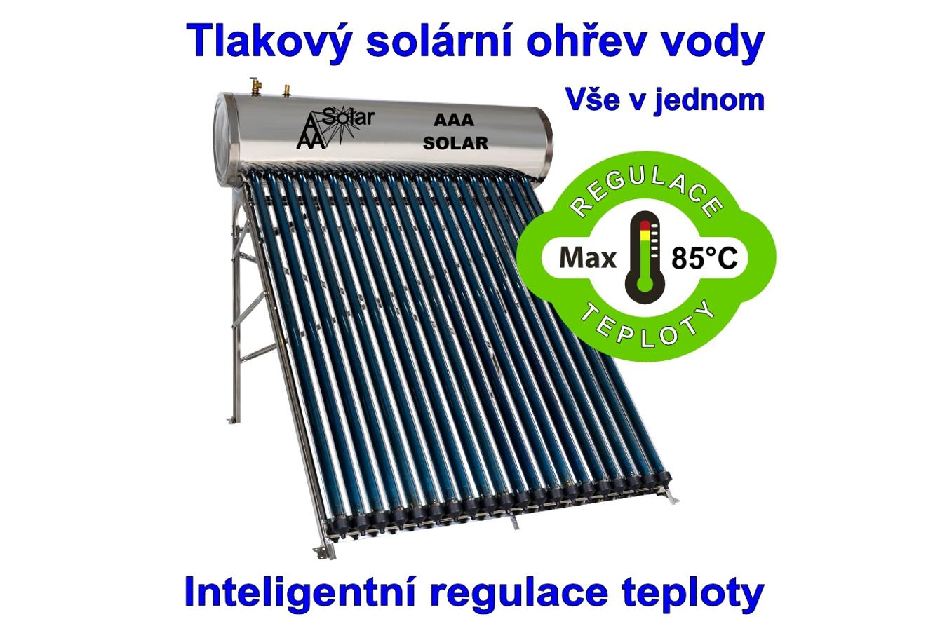 Solární trubicové systémy s integrovaným bojlerem.