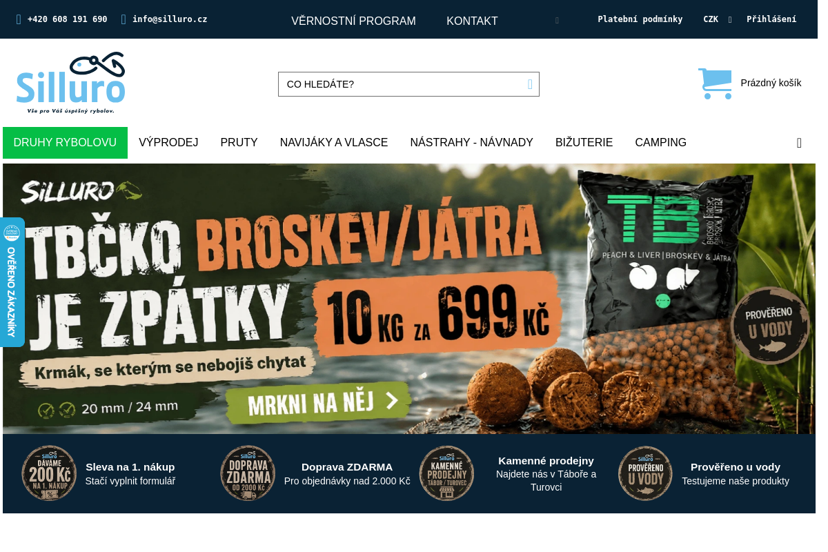 Rybářské potřeby Silluro