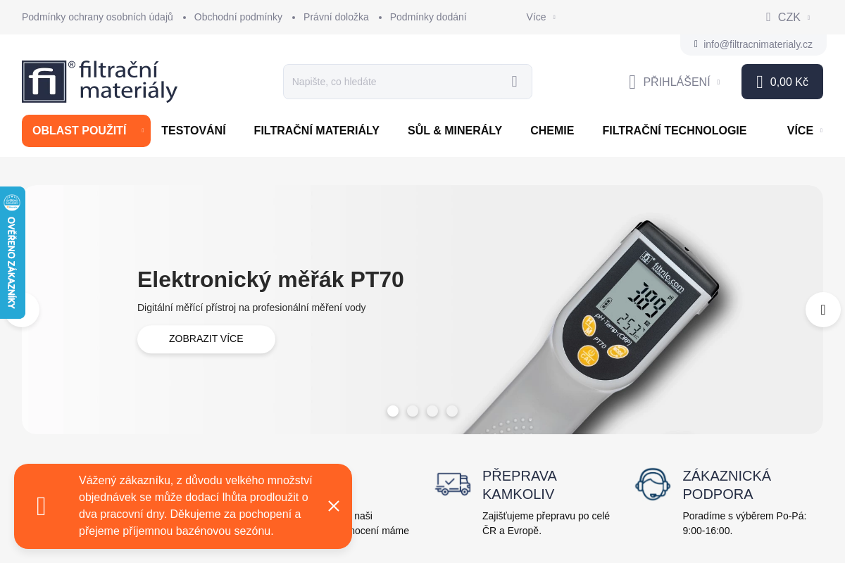 SURFACE SOLUTIONS s.r.o. filtrační materiály