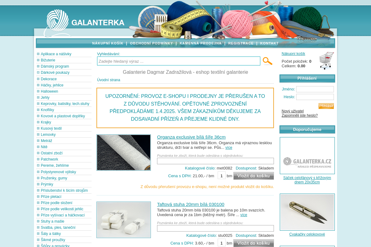 Galanterka.cz