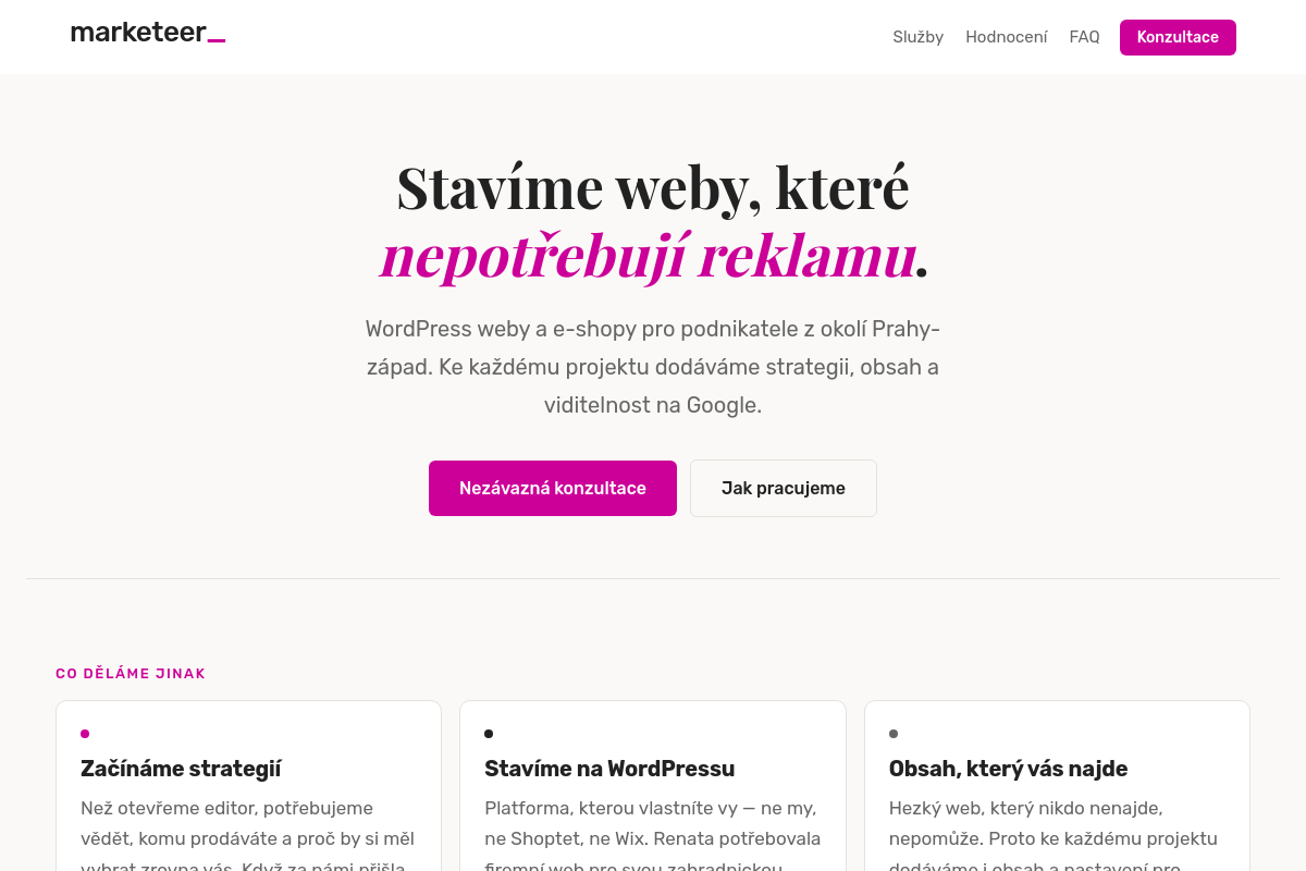 Digitální agentura Marketeer