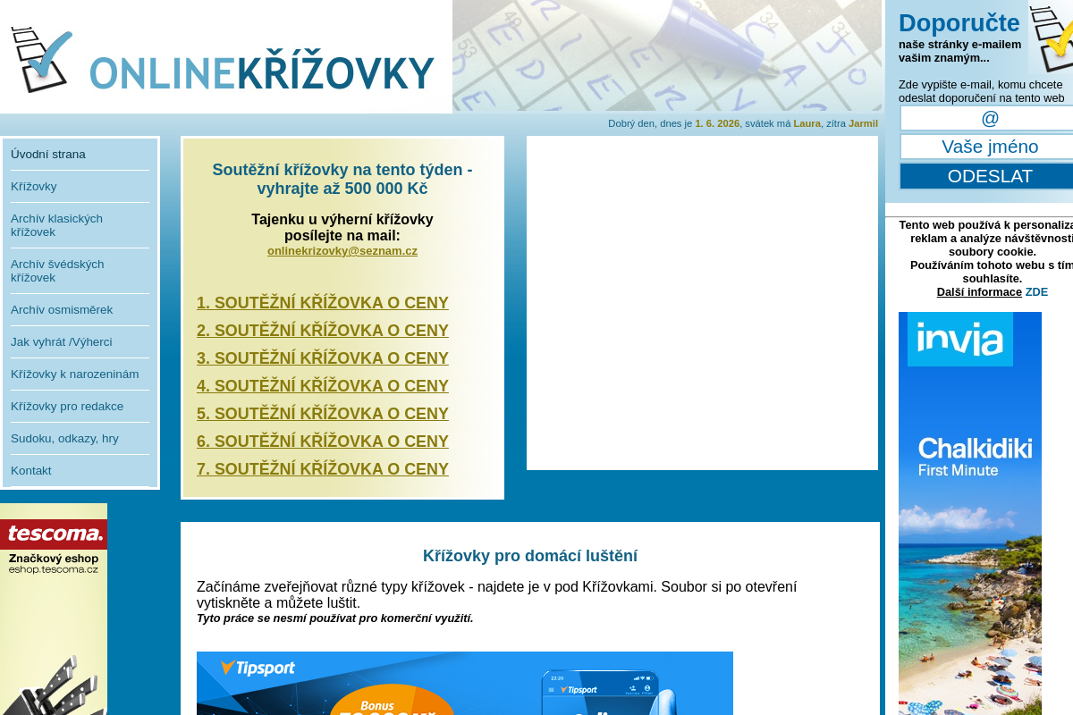 Onlinekrizovky.cz