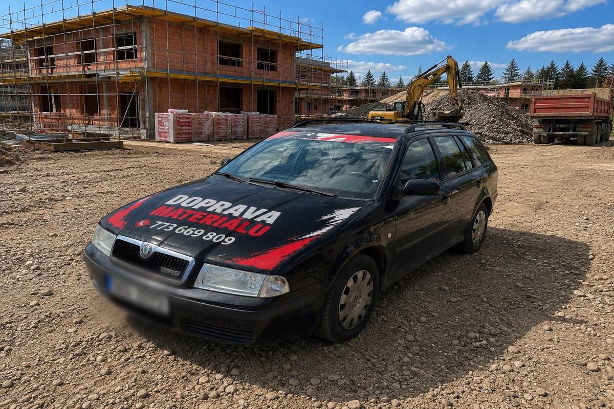 Doprava stavebního materiálu Andrea Fučíková foto 2