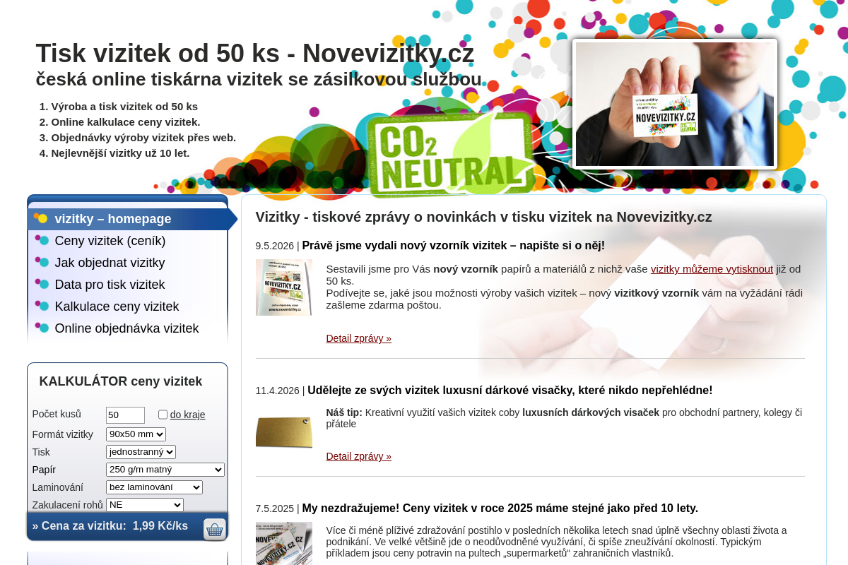 Novevizitky.cz