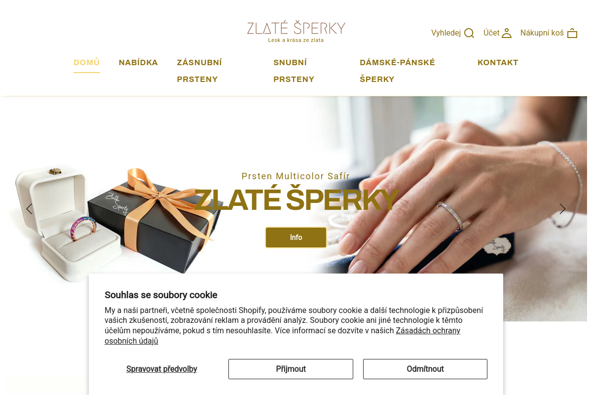 Zlaté šperky