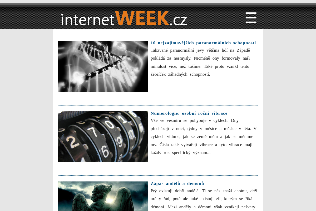 internetWEEK.cz