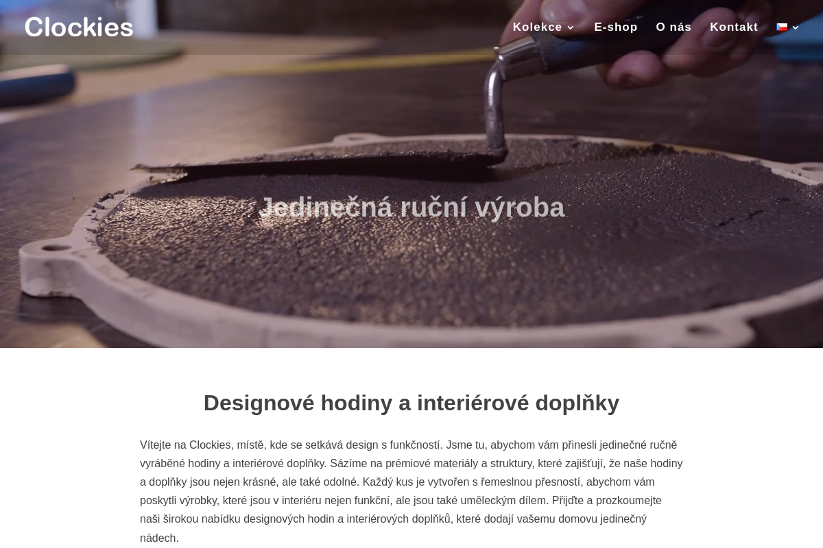 Clockies designové hodiny a interiérové doplňky