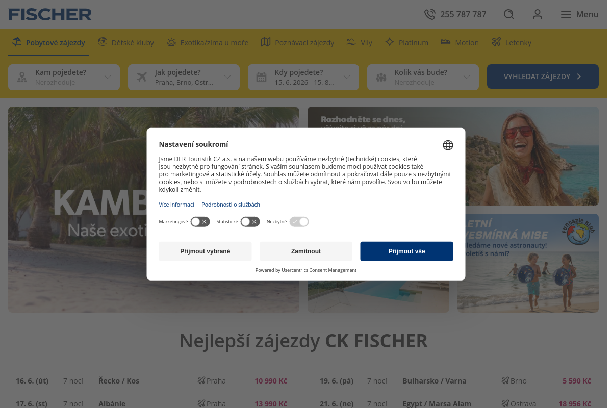 Cestovní kancelář FISCHER