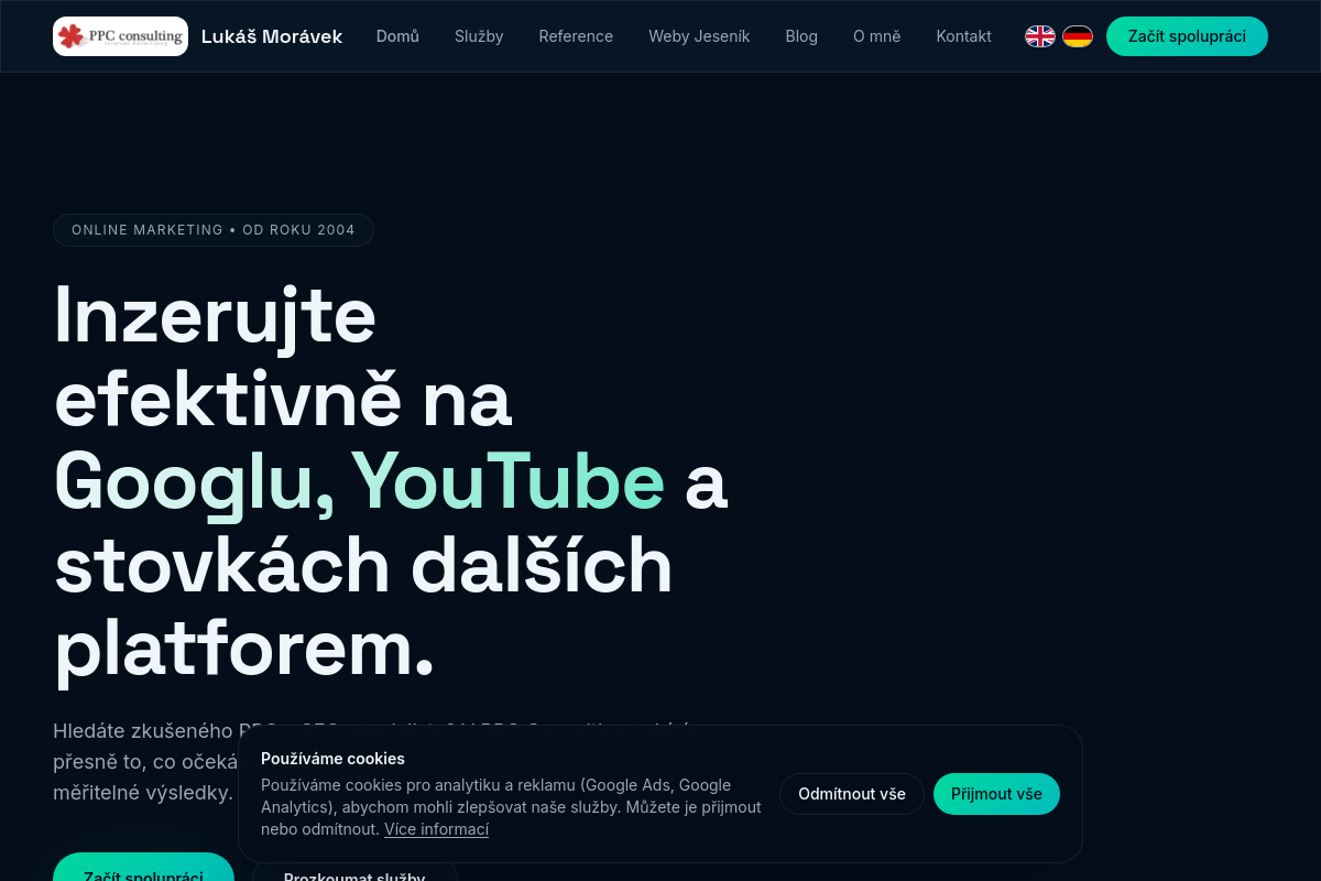 Mgr. Lukáš Morávek - PPC consulting