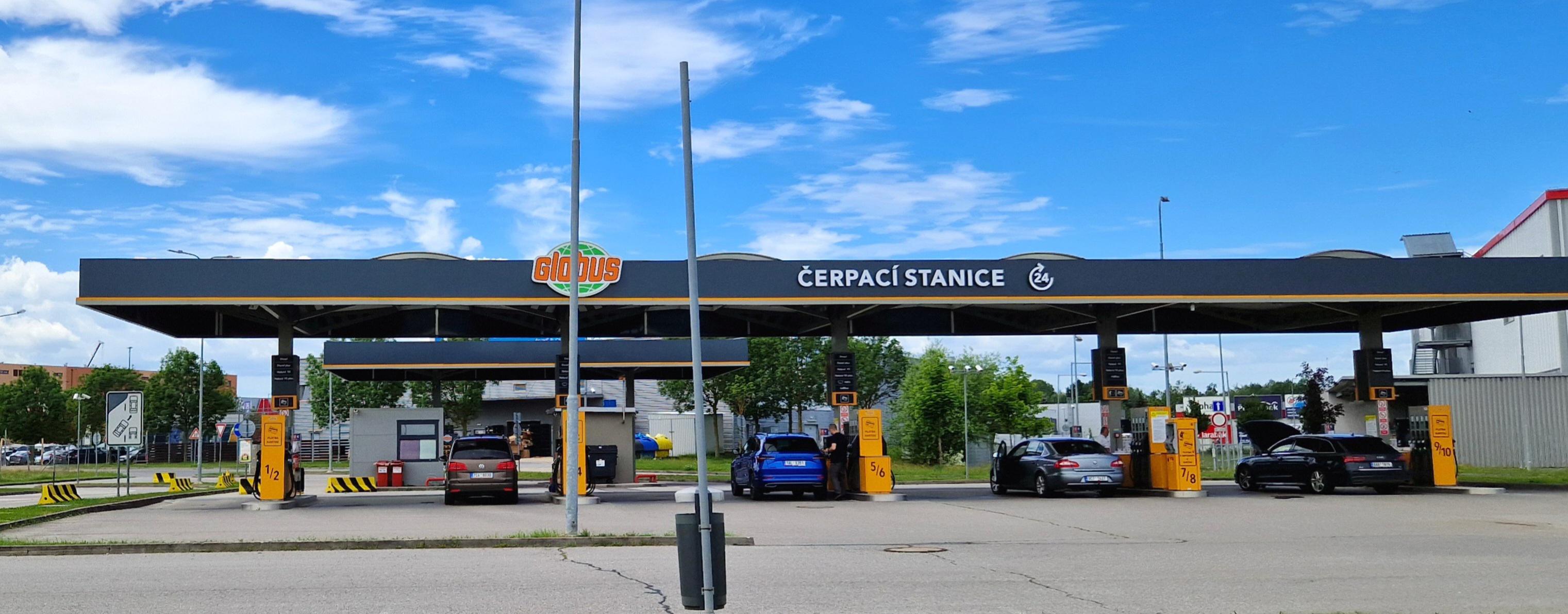Čerpací stanice Globus