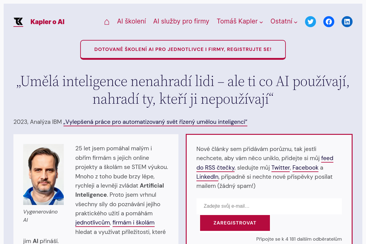 Kapler o AI