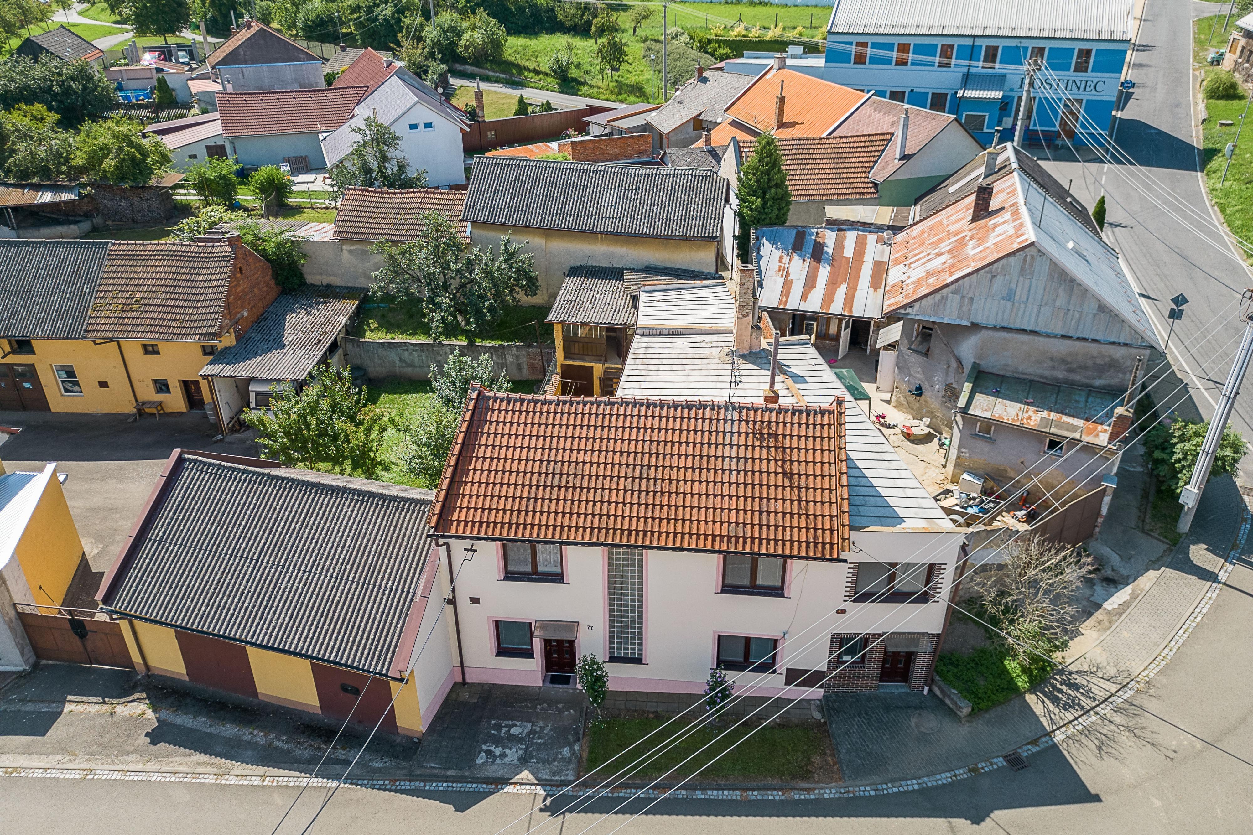 Prodej RD Vitčice 2+1 a 3+1, okr.Prostějov, 929 m2