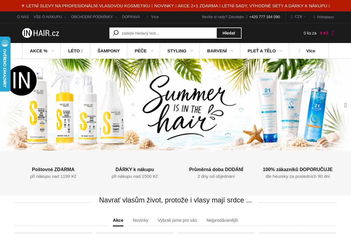 Inhair.cz - Profesionální vlasová kosmetika