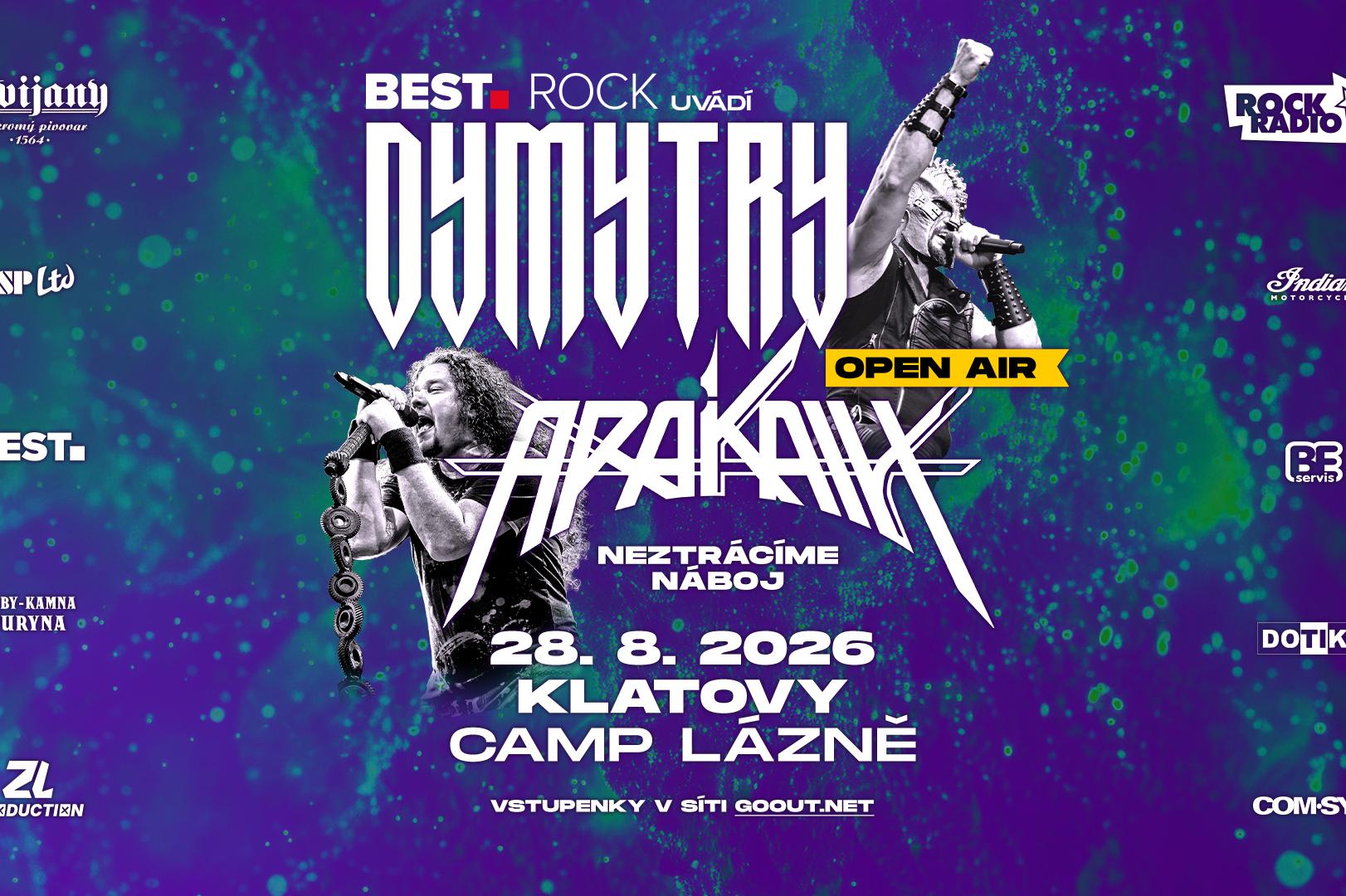 Dymytry & Arakain: Best rock tour 2026 Open Air