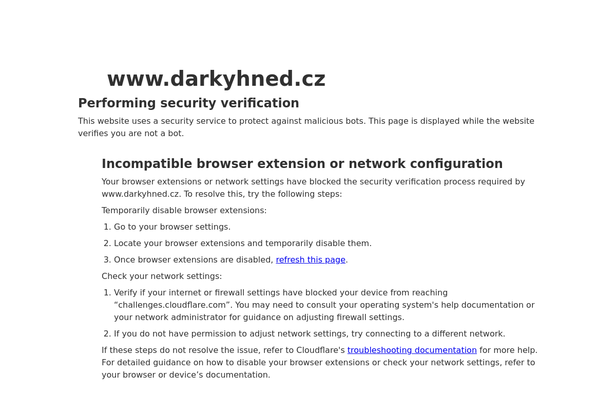 Darkyhned.cz