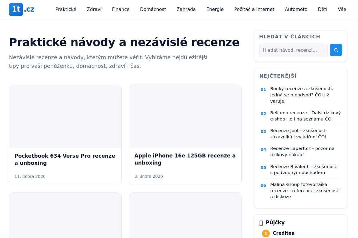 Praktické návody 1t.cz