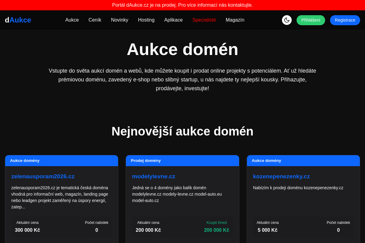 dAukce.cz